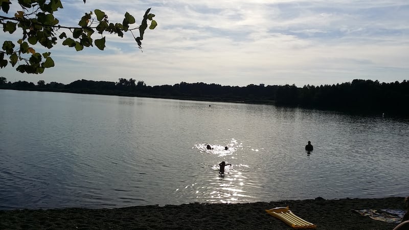 Summer family fun at the lake