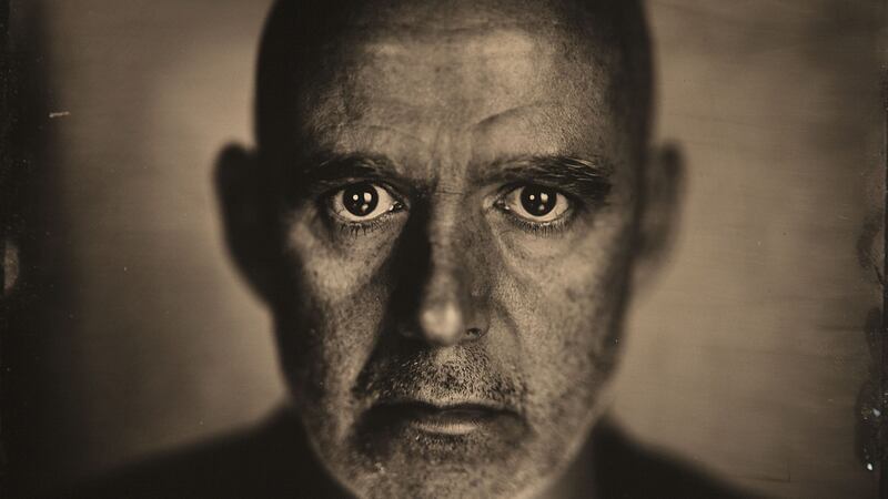 Conor Pope as he appears in a   portrait  taken at the Anologue Studio, a 19th century photography studio in Dublin. Photograph: Alex Sapienza