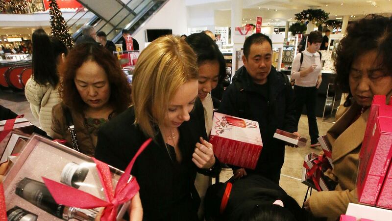 Shoppers in  Arnotts during the  St Stephen’s Day sales. Photograph: Collins