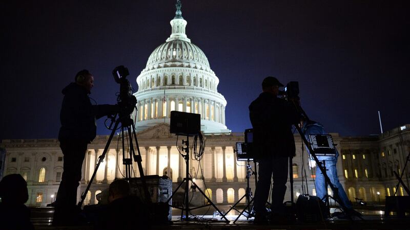 Irish American Democrats, closely aligned with losing Democratic candidate Hillary Clinton, is expecting much drink to be taken along with hardcore weeping, lamentation and swearing in Kelly’s Irish Times pub on Capitol Hill.   Photograph: Robyn Beck/AFP/Getty Images