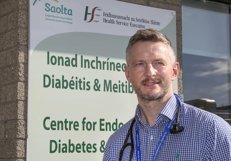 Dr Francis Finucane, consultant endocrinologist at Galway University Hospitals. Photograph: Joe O’Shaughnessy