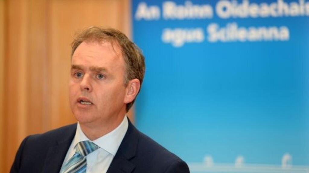 Minister for Education Joe McHugh said that there is “unfinished business” to be addressed on the issue of pay equality. Photograph: Dara Mac Dónaill
