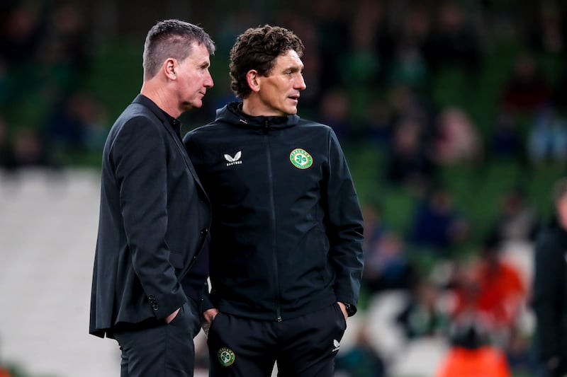 Keith Andrews is another member of Stephen Kenny's backroom team to have lost his job. Photograph: Ryan Byrne/Inpho
