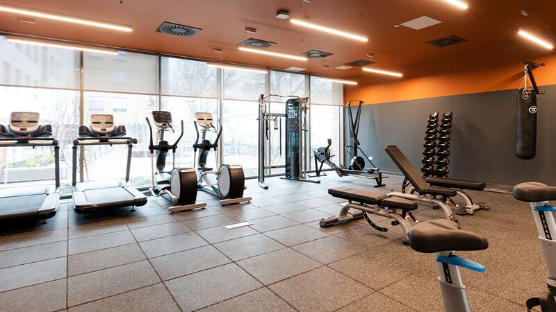 Free on-site gym to allow students to keep fit and healthy