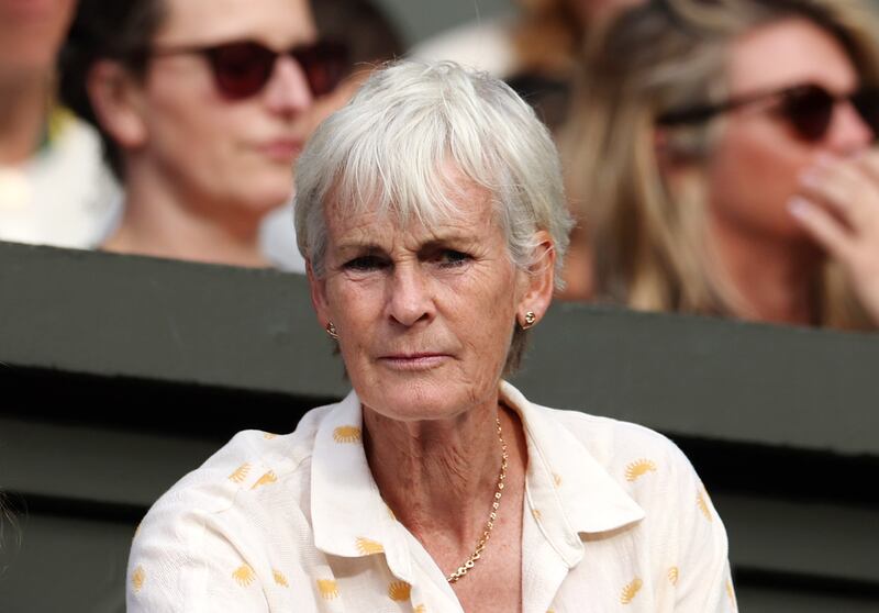 Judy Murray had posted on social media following Emma Raducanu’s withdrawal from the mixed doubles at Wimbledon. Photograph: Francois Nel/Getty Images