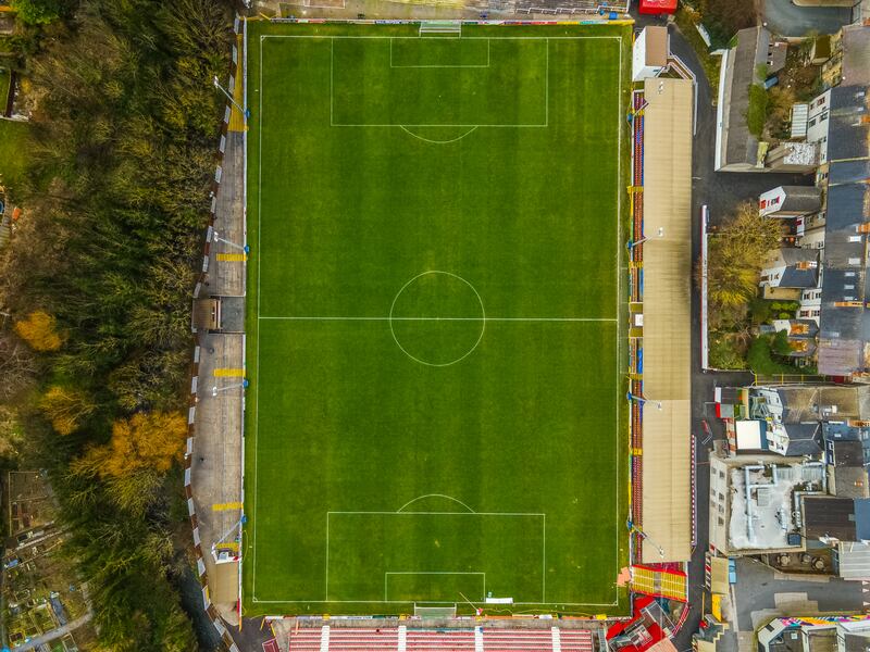 Richmond Park: St Pat's have seen average attendances increase by 2,300 since 2019 but the ground's capacity for redevelopment remains limited by its situation. Photograph: Laszlo Geczo/Inpho