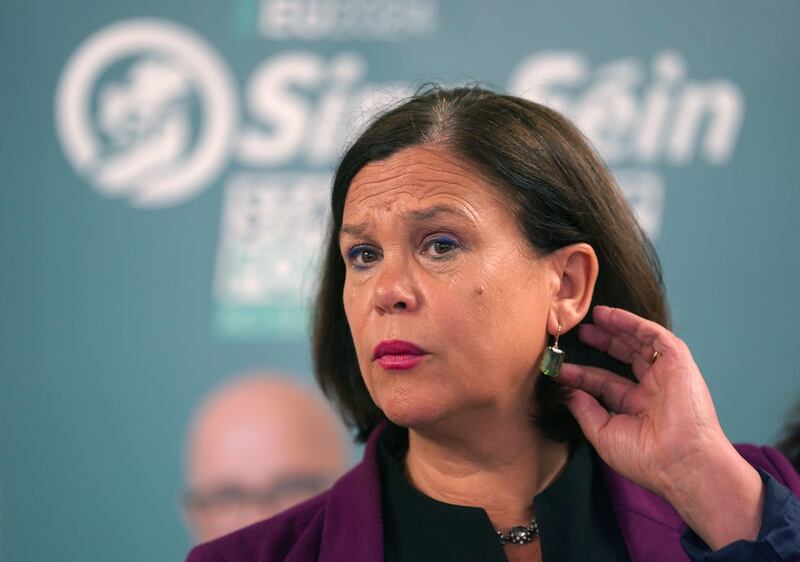Mary Lou McDonald sounds taken aback at Byrne: 'Claire, you’re not seriously saying that?' Photograph: Brian Lawless/PA Wire