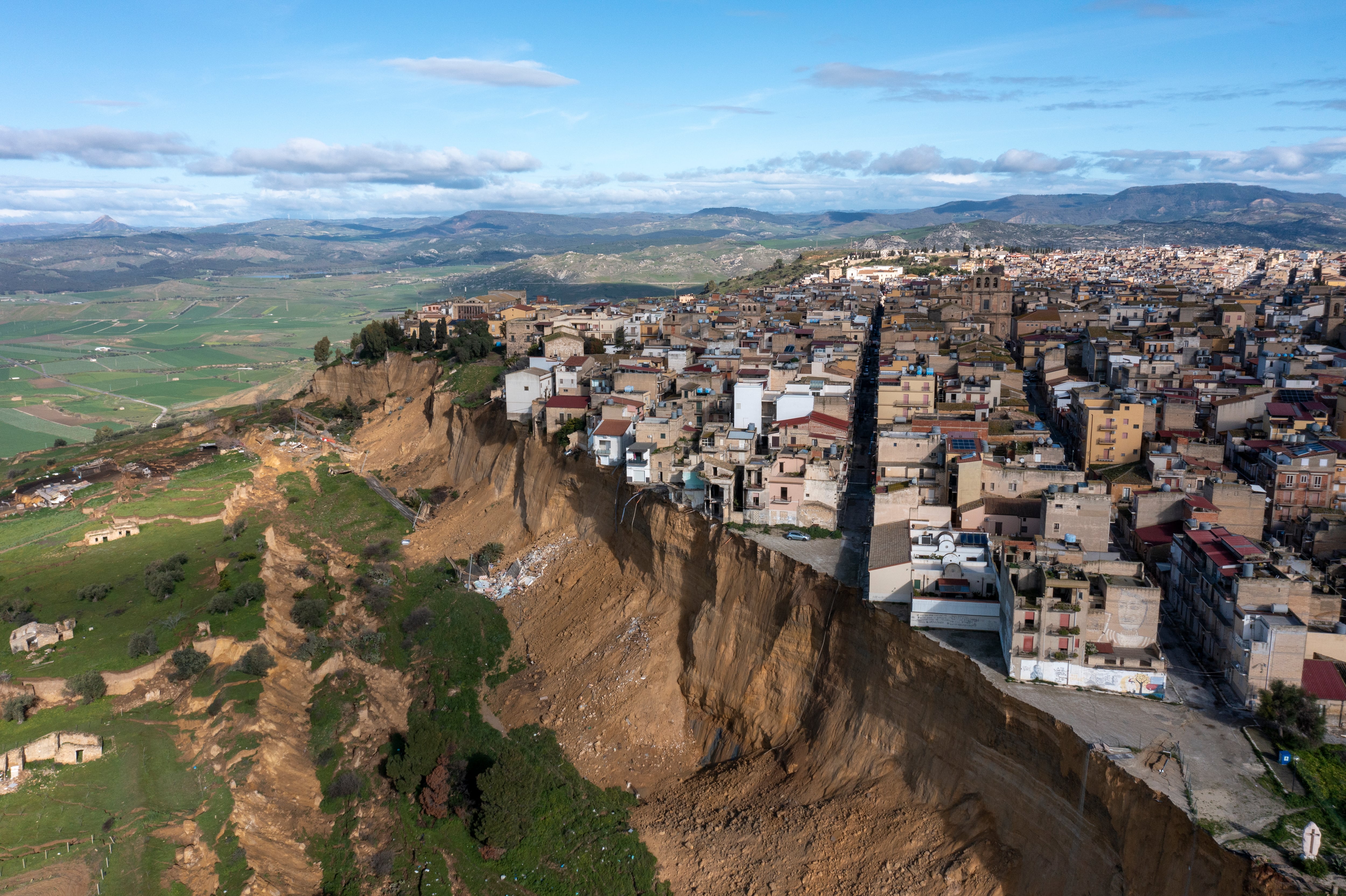 We're in a horror film': Landslide leaves Sicily town teetering on a cliff  edge – The Irish Times