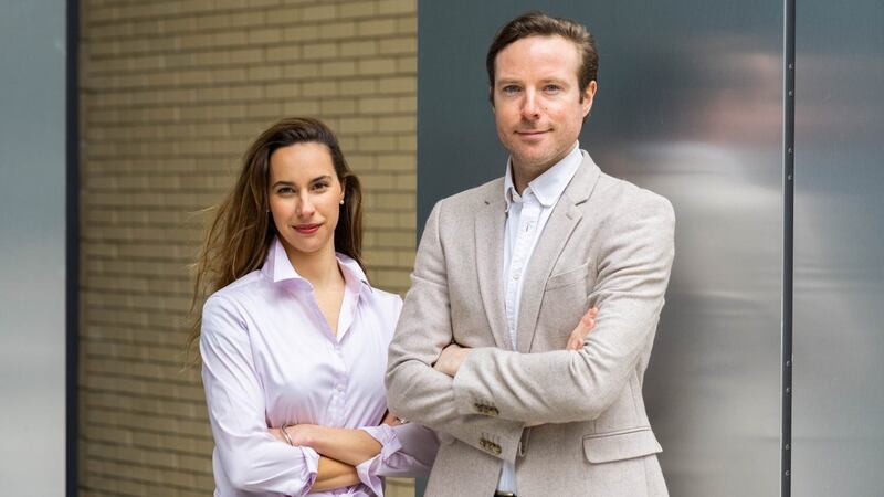 Béa Fertility co-founders Tess Cosad and David O’Rourke. The clinical-standard fertility treatment enable couples to carry out intracervical insemination  at home