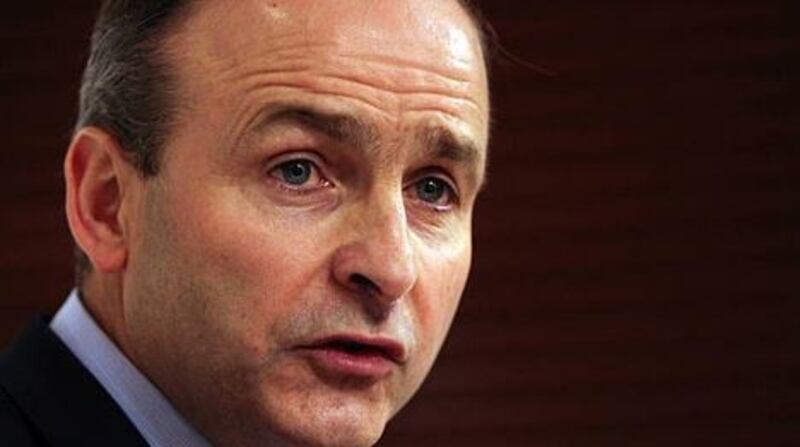 Micheál Martin: his preference is to form a centre-left government, minority or majority, after the next election