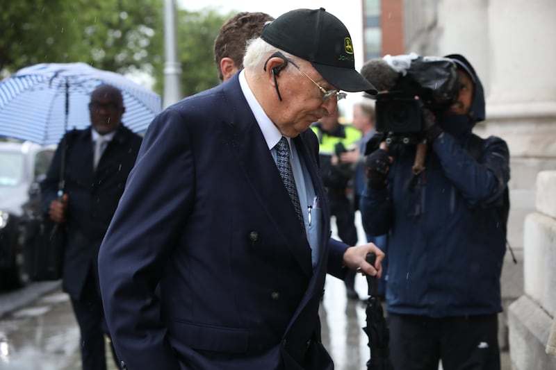 John Magnier at the Four Courts in Dublin. Photograph: Collins Courts