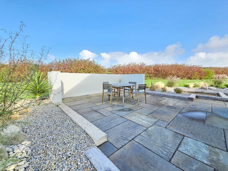 New patio area