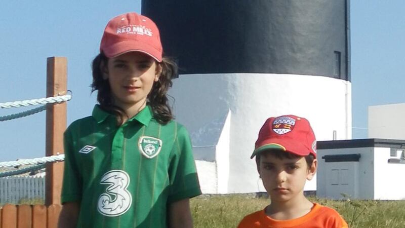 Eoghan (L) and Ruairi Chada. Photograph: family handout photo/Garda/PA Wire