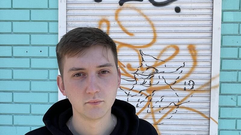 Roman Koval of Truth Hounds, an NGO investigating and documenting potential war crimes in Ukraine. Photograph: Daniel McLaughlin