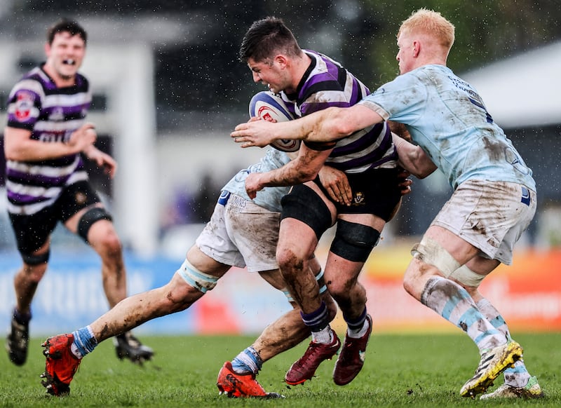 Terenure's Luke Clohessy in action against Garryown at Lakelands Park. 'Never in my wildest dreams did I think I’d take to the club the way I have. They’ve been nothing but accommodating.' Photograph: Tom Maher/Inpho
