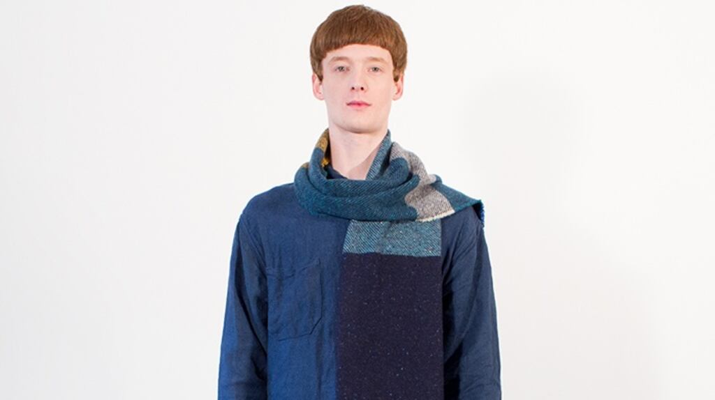 TP printed football scarf, €150, thetweedproject.com.