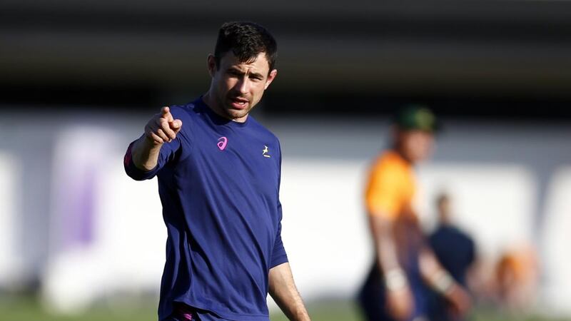 Felix Jones working with South Africa during a training session at Arcs Urayasu Park  in Urayasu, Japan. Photograph: Steve Haag/Gallo Images/Getty Images