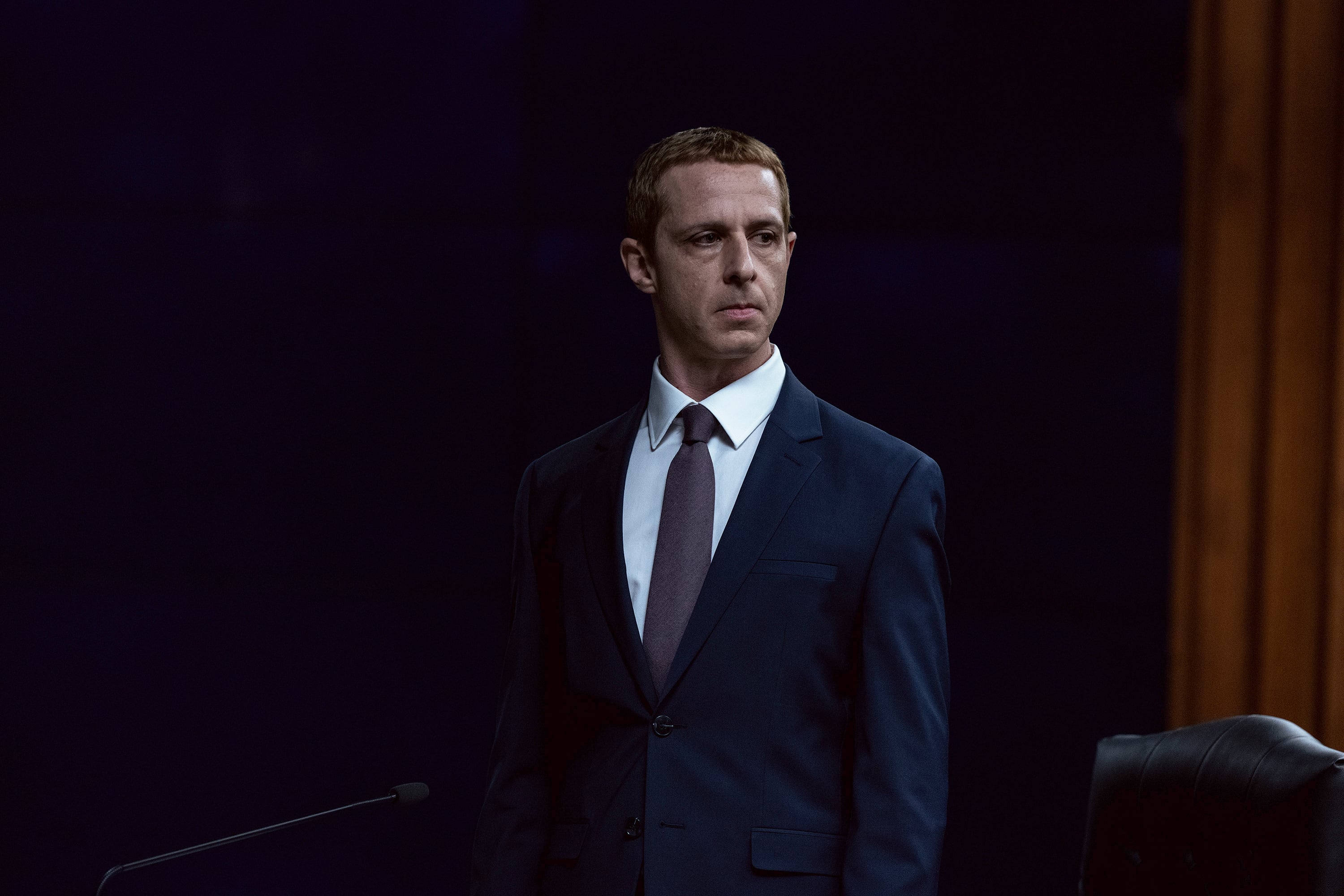 ‘I only ever heard Jeremy speak in Mark Zuckerberg’s voice until his last day of shooting’