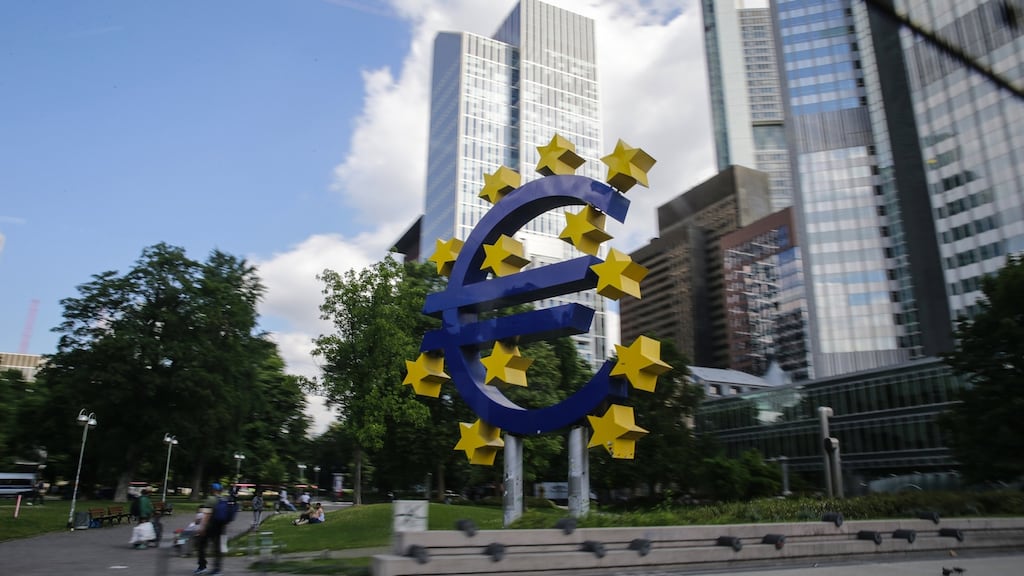 At the current purchase rate, Ireland can benefit from ECB purchases for another 10 months, on certain conditions, according to Cantor Fitzgerald. Photograph: Armando Babani/EPA