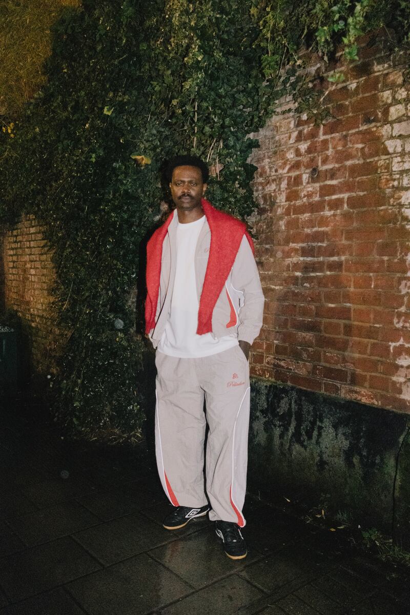 Slashed tracksuit, top and knitwear from Pellador
