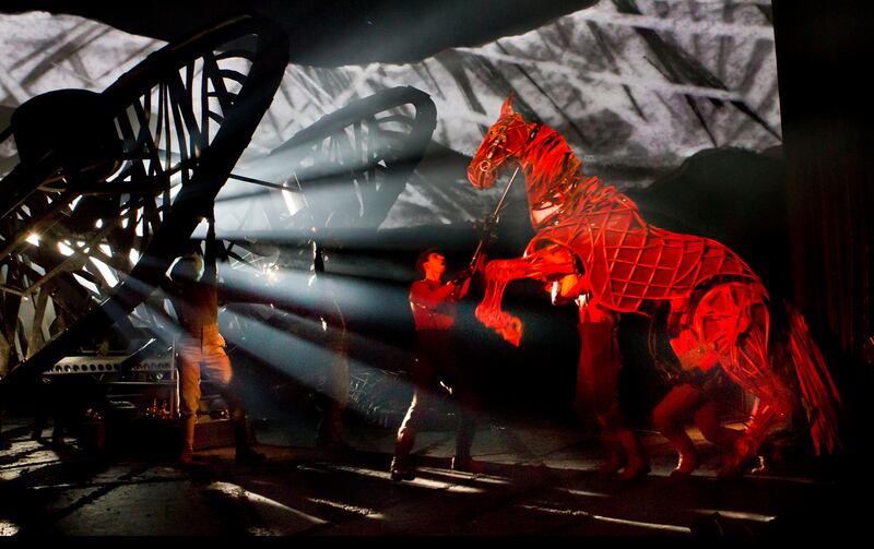 Adrian Sutton: 'The arc of War Horse – moving from tranquil English countryside to the shattering horrors of trench warfare – afforded me a wide exploration of my palette.' Photograph: Sara Krulwich/The New York Times