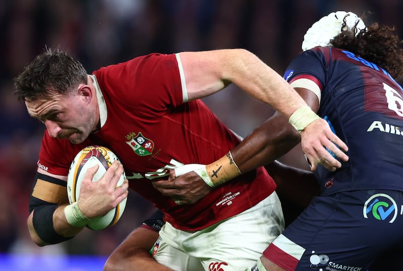Ireland's Jack Conan in action for the Lions against the Queensland Reds. Photograph: Jason O'Brien/PA