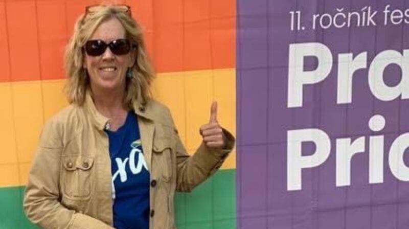Orla Doherty -  proud to be at Pride in Prague