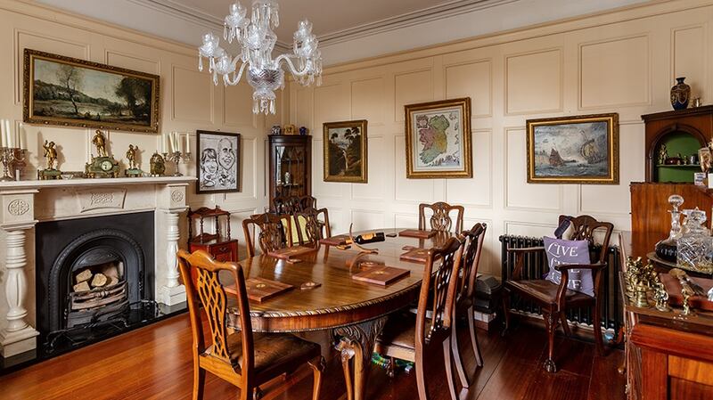 The dining room