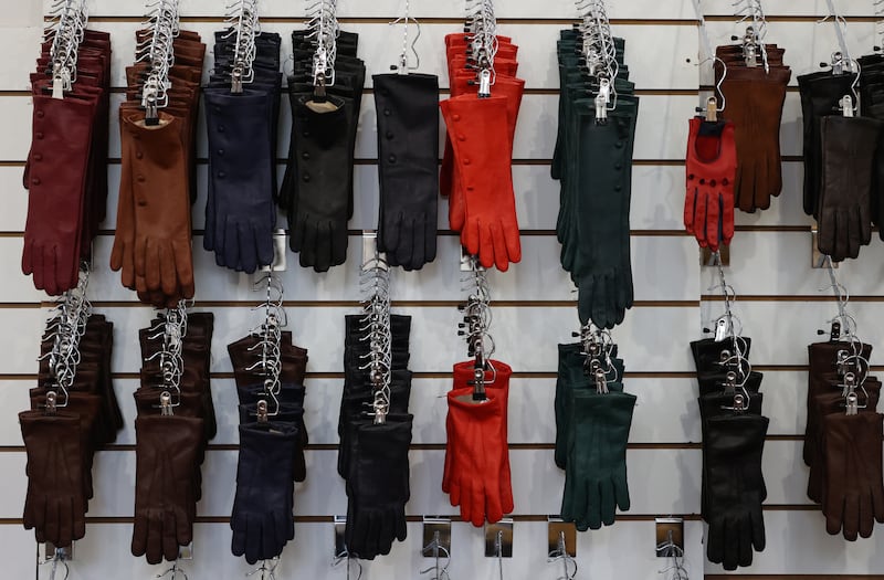 In their spacious premises on Brunswick Street, all different coloured gloves are displayed. Photograph: Nick Bradshaw