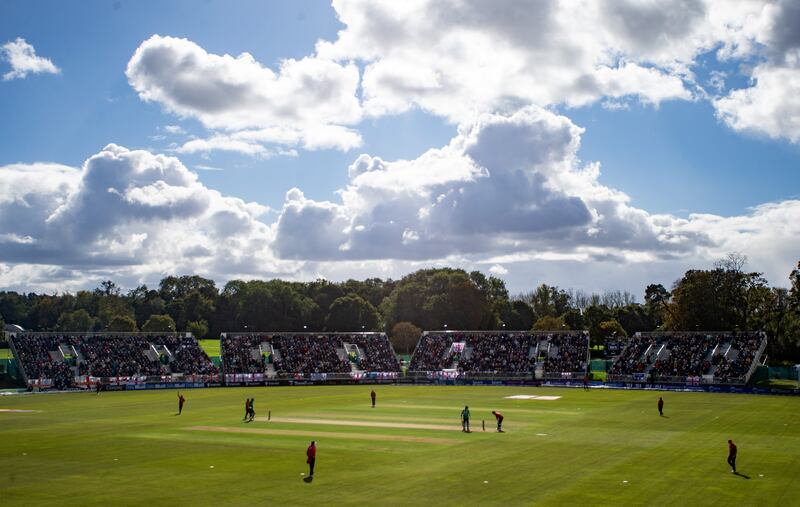 A view of action in Malahide. Photograph: Dan Clohessy/Inpho