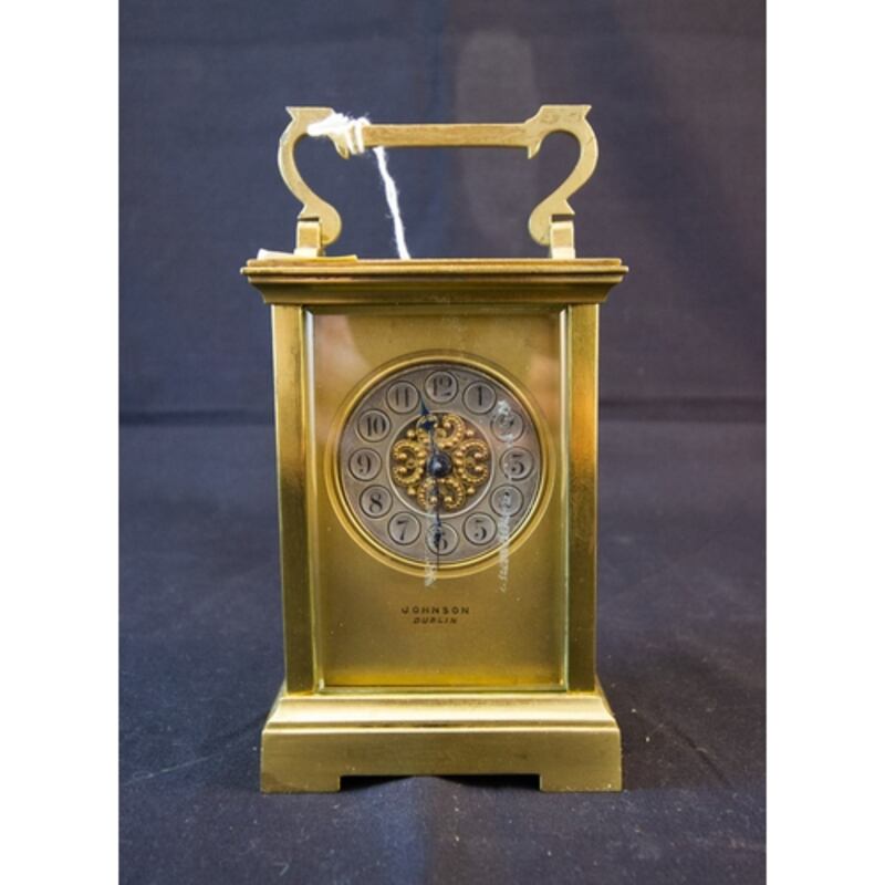Carriage clock in Keighery's auction