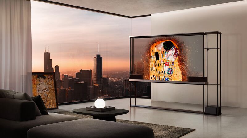 LG Signature OLED T. Photograph: LG/PA Wire
