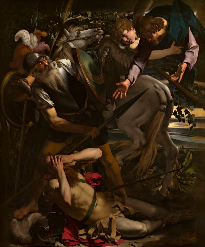 Caravaggio: Conversion of St Paul. Photograph: Foto Scala, Firenze
