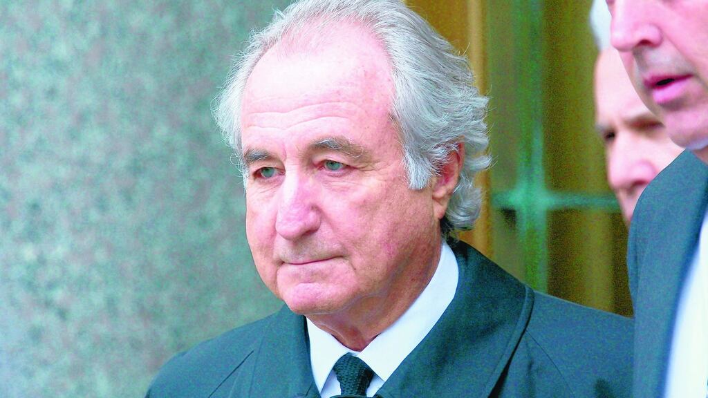 Bernie Madoff (77), is serving a 150-year prison term after pleading guilty in 2009 to running a scheme that cost investors an estimated $17 billion or more in principal sums. File photograph: Mario Tama/Getty Images