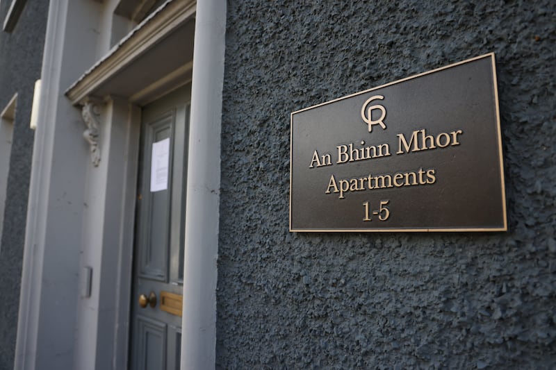The scene of a suspected arson attack on George’s Street, Drogheda. Photo: Bryan O’Brien 