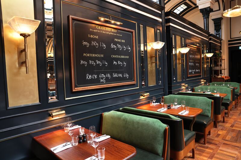 Hawksmoor has undoubtedly given Dublin a destination dining room. Photograph: Dara Mac Dónaill







