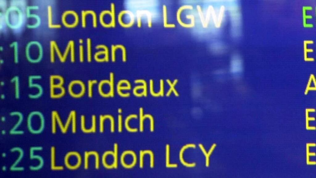 Ag fágáil na hÉireann. grianghraf: bryan o’brien/the irish times