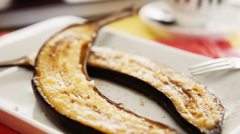 Barbeque season means it’s time to bring back the baked banana. Photograph: Getty Images