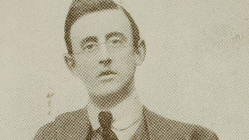 Joseph Mary Plunkett, who married Grace Gifford on the night before he was executed.