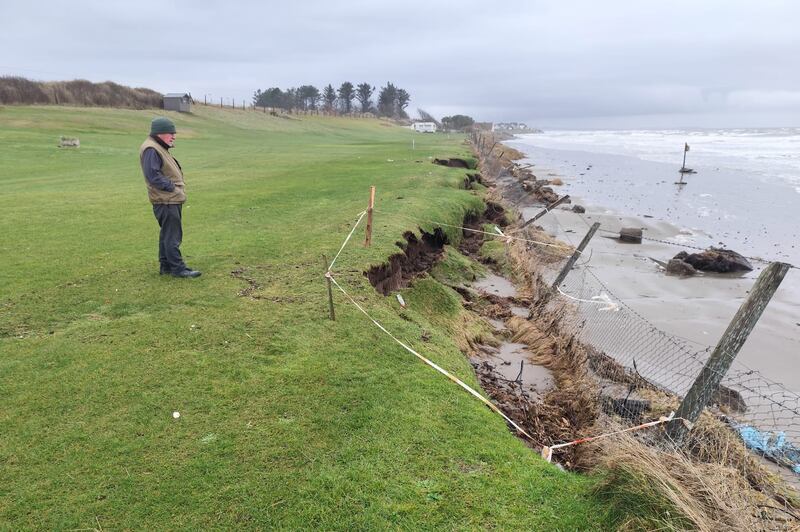 Laytown pitch and putt course which was damaged by recent severe weather. Pics supplied by Louise Walsh