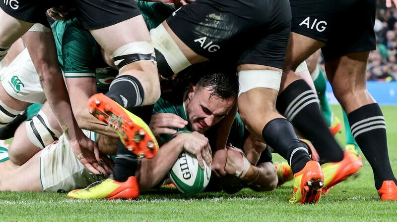 Ronan Kelleher produced arguably his best Ireland performance against the All Blacks. Photograph: Dan Sheridan/Inpho