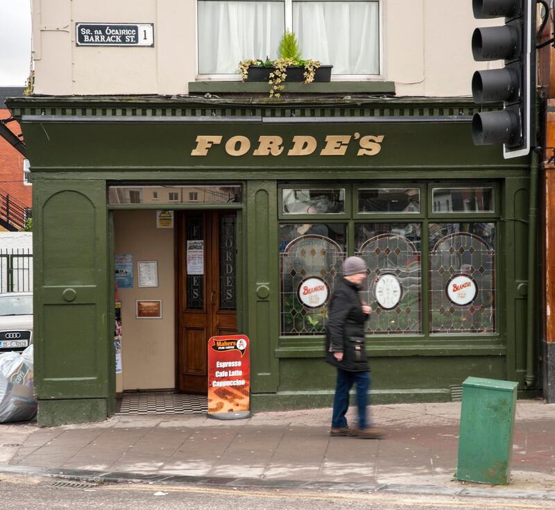 Forde’s Bar, on Barrack Street in Cork. Photograph: Daragh Mc Sweeney/Provision