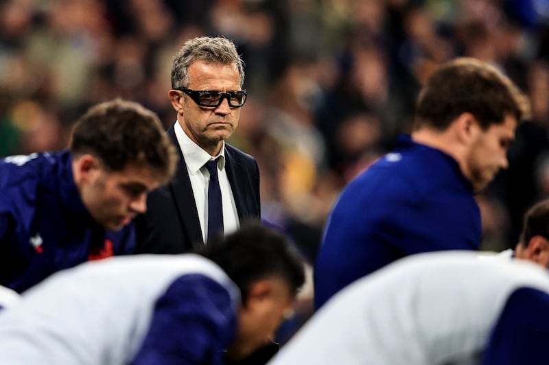 France head coach Fabien Galthié. Photograph: Dan Sheridan/Inpho