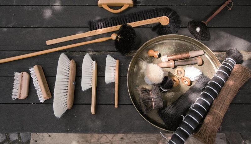 This selection of brushes from Monkstown-based The Blue Door are designed to reach all difficult spots