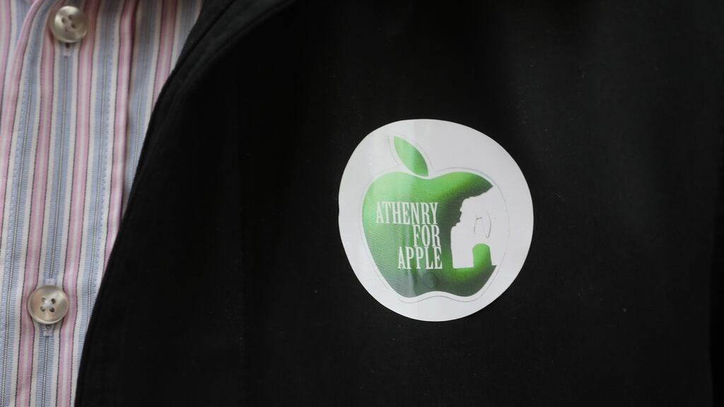 Apple announced earlier this month it is not proceeding with the Athenry centre and will not participate in the appeal. Photograph: Collins Courts