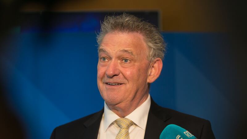 Presidential candidate Peter Casey:  “What has Seán Gallagher done in the last seven years other than sue the taxpayer?” Photograph: Gareth Chaney/Collins
