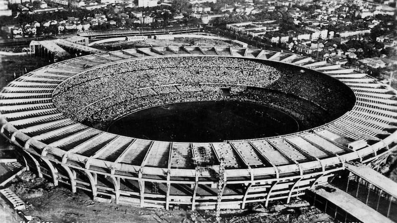 As Brazil’s dominance grew, the myth of the stadium that hosted many of its home games steadily grew -  The Maracana Stadium. File photograph: Getty Images