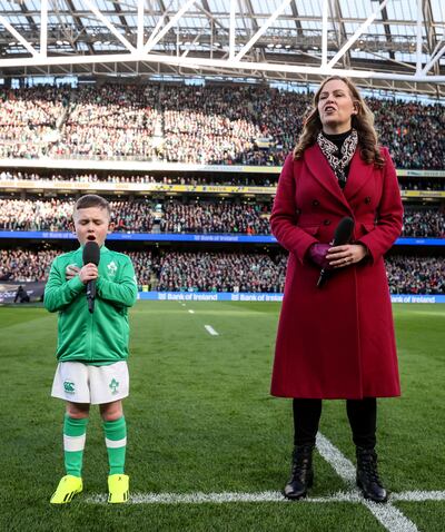 Stevie Mulrooney delivered a man-of-the-match performance before the game even got under way, Photograph: Dan Sheridan/Inpho