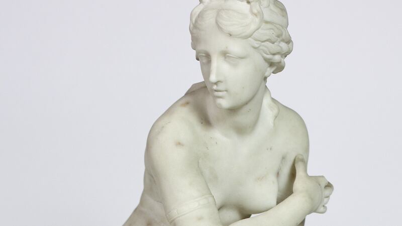 The Crouching Venus which was originally in Powerscourt House, Enniskerry, Co Wicklow