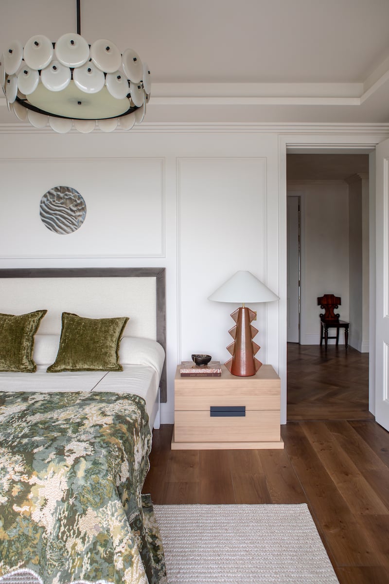 Understated luxury in a bedroom. Photograph: Ruth Maria Murphy